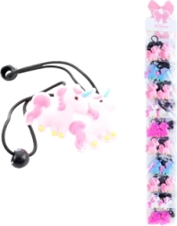 Unicorn hair ties, 2 pcs (pack of 10)