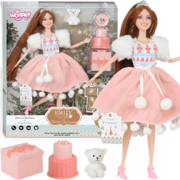 Woopie lelle Emi – Ziemassvētku princese ar lāčuku