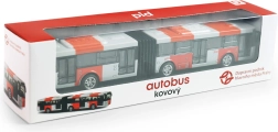 Metāla locītavu autobuss PID Prāga sarkans 18 cm