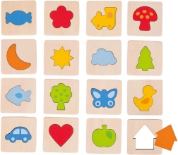 Taustes spēle Atpazīsti formas rāmī