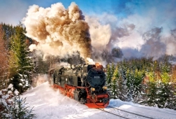 Puzle 1000 detaļas Steam Train