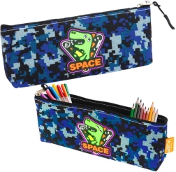 Penālis Space Dino, zils, 20x8 cm