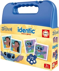 EDUCA Pexeso koferītis Stitch 72 kartītes