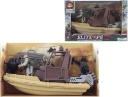 Warship with Soldier and Accessories