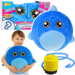 Plīša lēkājamā bumba “Haizivs” 50 cm ar pumpi