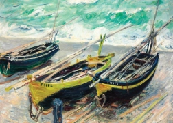 Interdruk Puzzle Art: Trīs zvejas laivas, 1000 gabali