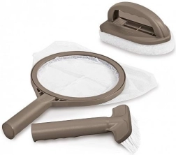 Tīrīšanas komplekts baseinam un burbuļvannai INTEX – 3 daļu