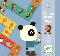 Domino ar draudzīgiem dzīvnieciņiem no Djeco