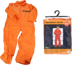 Bērnu karnevāla ieslodzītā kostīms M (110–120 cm)