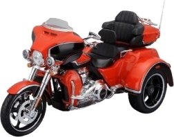 HARLEY-DAVIDSON 2021 CVO Tri Glide 1:12 metāla motocikla modelis, oranžs