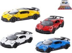 Bugatti Divo metāla automašīnas modelis ar atvilkšanas mehānismu (pull-back) Kinsmart