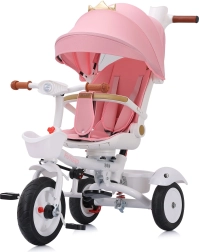 Trīsritenis ar jumtiņu 2v1 Futuro Princess CHIPOLINO