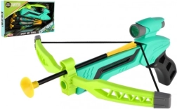 Bērnu arbalets ar tēmēkli un bultām ar piesūcekņiem