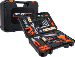 Kids’ 34‑piece tool set with carry case