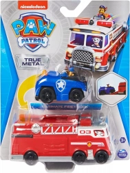 Transportlīdzekļu komplekts Paw Patrol – ugunsdzēsēju auto un Čeiss