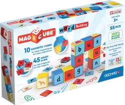Geomag Magicube Words izglītojošs magnētiskais konstruktors 55 detaļas