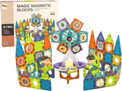 Magnetic 3D Building Blocks Ferris Wheel 155 pieces