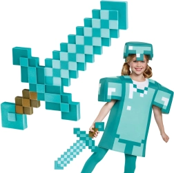 Minecraft dimanta zobens 51 cm – bērnu karnevāla un cosplay piederumi