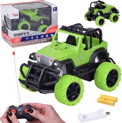 RC apvidus auto 1:36 zaļš ar LED