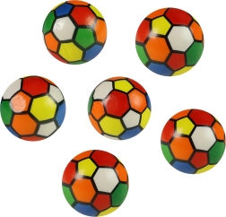 Krāsaina putuplasta bumbiņa 6 cm