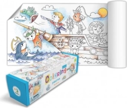 Krāsojams plakāts Pirāti