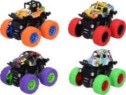 Bezceļa auto ar inerciālo piedziņu ar grafiti, 9 cm