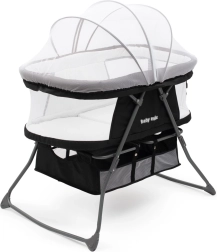 Saliekamā šūpuļšūpulis Baby Mix DreamyNest melns