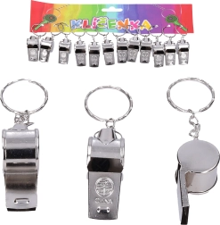 Atslēgu piekariņš ar svilpi 4 cm