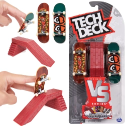Tech Deck VS sērijas Krooked fingerborda komplekts ar šķērsli, 2 gab.