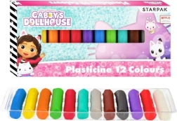 Plastilīns 12 krāsas GABBY'S DOLLHOUSE STARPAK