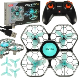 Syma X26 Pro mini drons ar propelleru aizsardzību un šķēršļu apiešanas režīmu