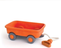 Green Toys oranžs ratiņi bērniem