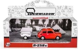 Fiat 126p with Niewiadów Trailer (Short Version), Red Model