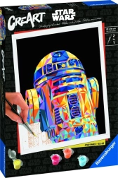 Ravensburger CreArt gleznošana pēc skaitļiem – Star Wars: R2‑D2