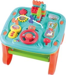 Divpusējs bērnu aktivitāšu galdiņš 37 cm