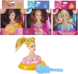 Styling head for kids' hairstyles
