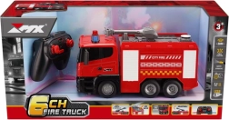 RC ugunsdzēsēju auto ar ūdens izsmidzināšanas lielgabalu 2,4 GHz 1:24