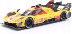 Bburago Ferrari 499P LMH 1:24 dzeltens Nr. 83 – 24h Le Mans 2024