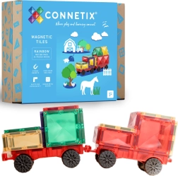 Connetix Rainbow Motion Pack magnētiskā konstruktoru komplekts 24 detaļas