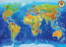 ART PUZZLE Jigsaw Puzzle Political Map of the World 2000 pieces