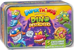SuperThings Dino Destroyers ekskluzīvs komplekts sudraba skārda kārbā