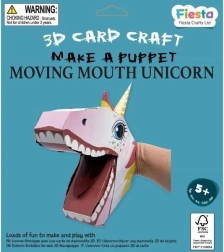 Radošā 3D vienradža lelle FIESTA CRAFTS