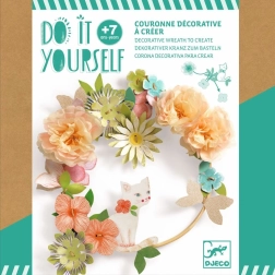 Ziedu vainags Dalia salikšanai – DIY no Djeco
