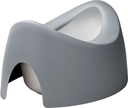 Bērnu abpusējs ergonomisks poda krēsliņš ar snīpi Teggi, pelēks