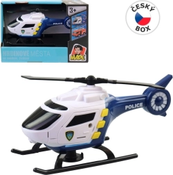 Battery-powered helicopter with light and sound 16.5 cm