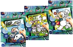 Burvīgā krāsošana ar ūdeni – Jautrais vilcieniņš