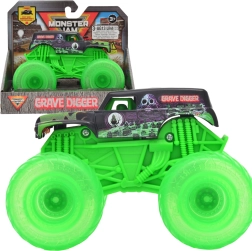 Monster Jam auto ar izgaismotiem riteņiem 1:43 GRAVE DIGGER