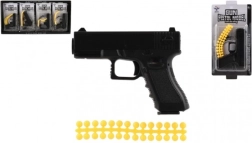 Bērnu pistole mīkstām lodītēm 10 cm ar patronām