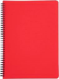 Gredzenbloks A4 Classic sarkans