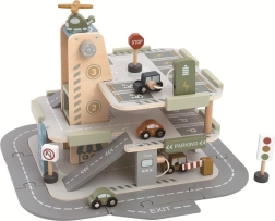 Koka garāža ar ceļu 2Kids Toys